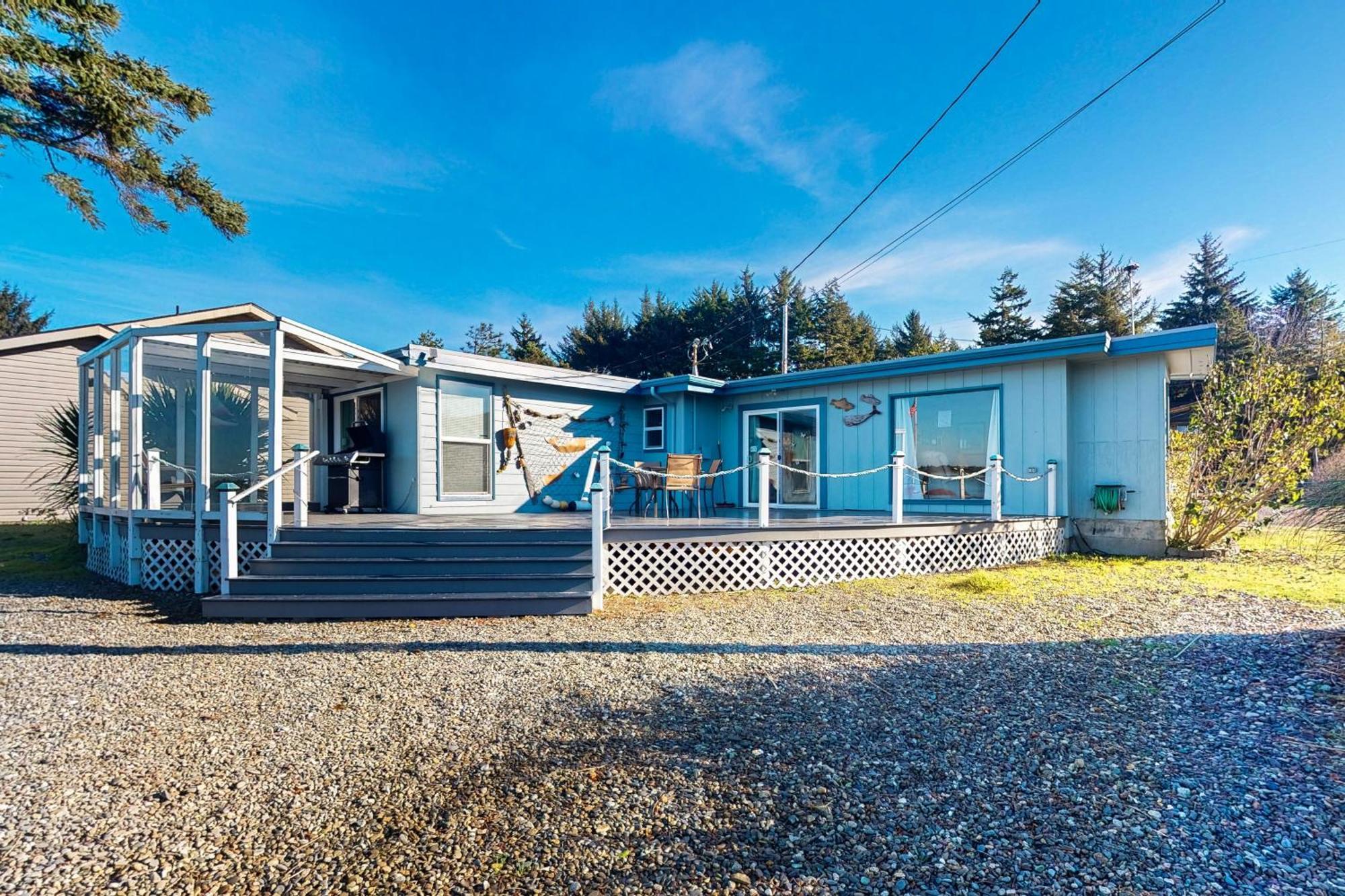Gray Goose Beach Cottage Coos Bay Exteriör bild